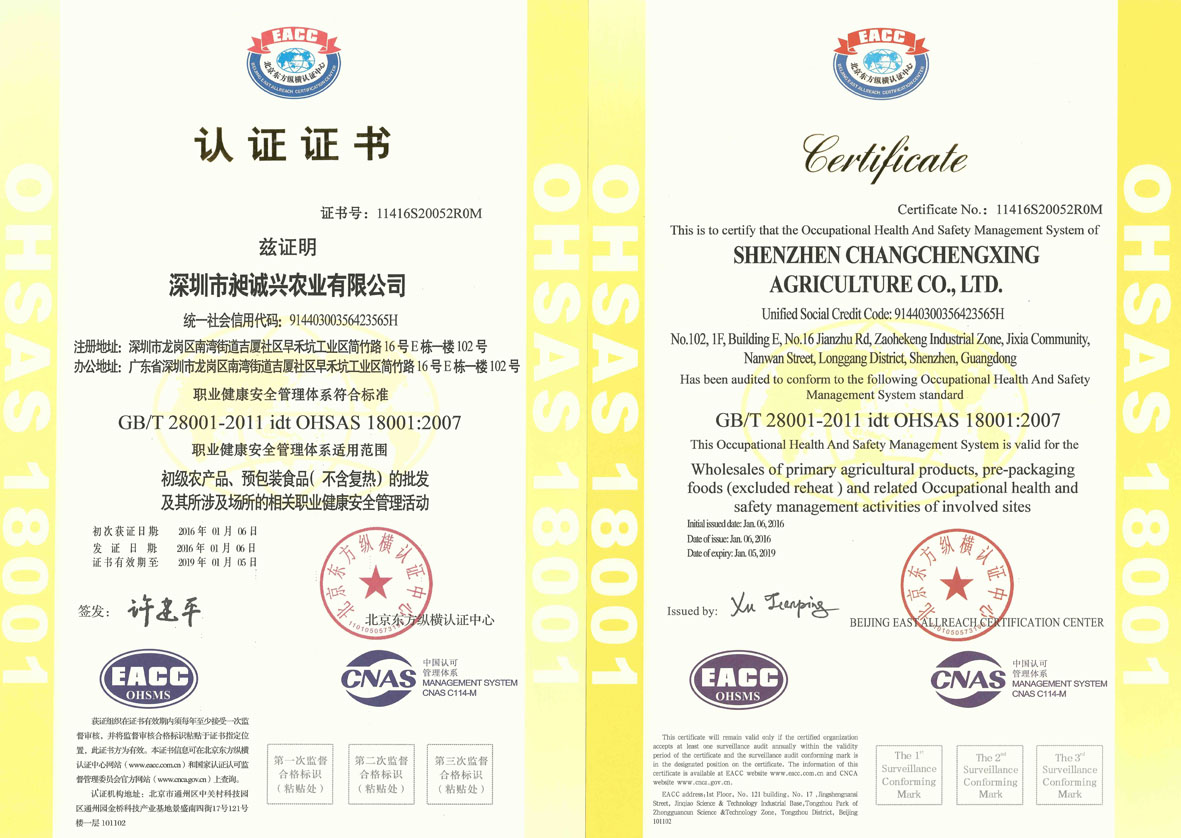 OHSAS18001:2007 职业、健康、安全管理体系